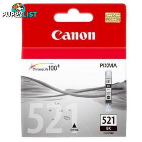 Canon CLI-521 Ph Black for ip3600/4600/mp620/630/980 CLI521BK - Canon - 4960999577470 - CLI521BK