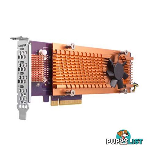 QNAP QM2-4P-384 Quad M.2 PCIe SSD expansion card - QNAP - 4713213513491 - QM2-4P-384