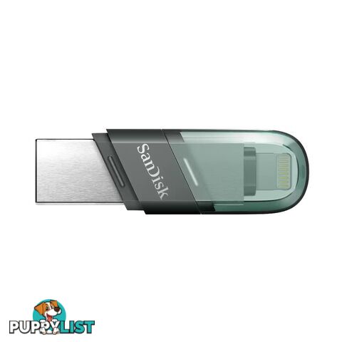 Sandisk SDIX90N-064G-GN6NN iXpand Flash Drive Flip 64GB Sea Green - Sandisk - 619659181413 - SDIX90N-064G-GN6NN