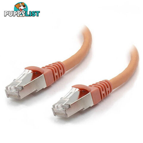 Alogic C6A-0.5-Orange-SH 0.5m Orange 10GbE Shielded CAT6A LSZH Network Cable - Alogic - 9350784007940 - C6A-0.5-Orange-SH