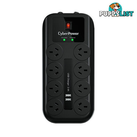 CyberPower 8 Port Surge Protector CPSURGE08USB-ANZ - CyberPower - 4712856272314 - CPSURGE08USB-ANZ