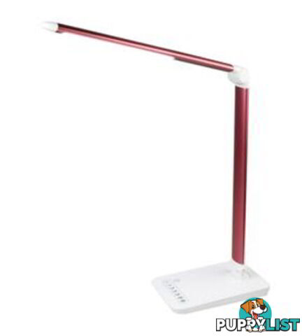 9W Dimmable LED Desk Lamp Red With USB Port LED-DESKP-LED-586R - Generic - LED-DESKP-LED-586R