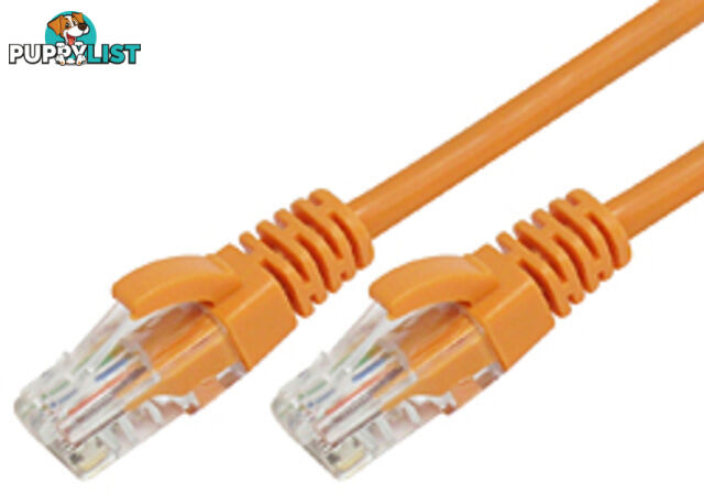 Comsol UTP-05-6B-ORA 5M RJ45 Cat 6 Patch Cable - Orange - Comsol - 9332902009616 - UTP-05-6B-ORA