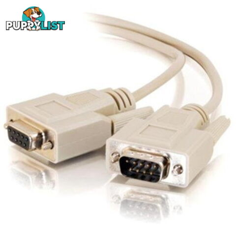 ALOGIC 2m Serial Extension Cable DB9 Male to DB9 Female [DB9-02-MF] - Alogic - 9319866012883 - DB9-02-MF