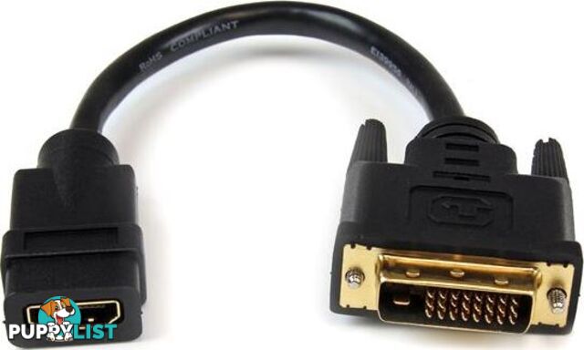 StarTech HDDVIFM8IN HDMI to DVI-D Adapter - F/M - StarTech - 065030848572 - HDDVIFM8IN