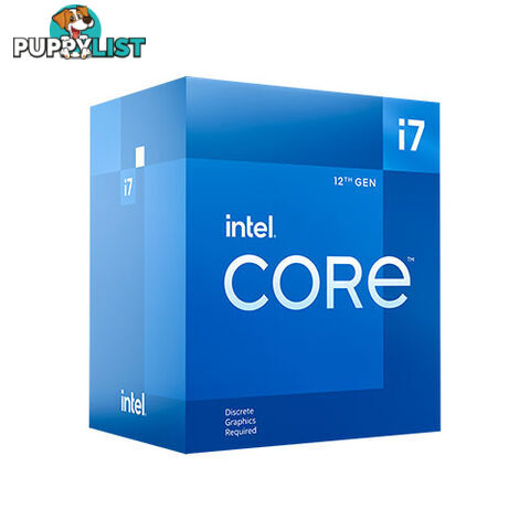 Intel BX8071512700F Core i7-12700F LGA 1700 Processor (25M Cache, up to 4.90 GHz) - Intel - 5032037237826 - BX8071512700F