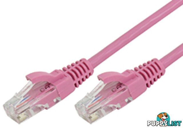 Comsol UTP-02-6B-PNK 2M RJ45 Cat 6 Patch Cable - Pink - Comsol - 9332902002822 - UTP-02-6B-PNK