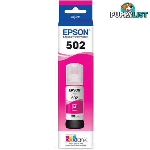 Epson C13T03K392 T502 Magenta Ink BOTTLE - Epson - 9314020625930 - C13T03K392