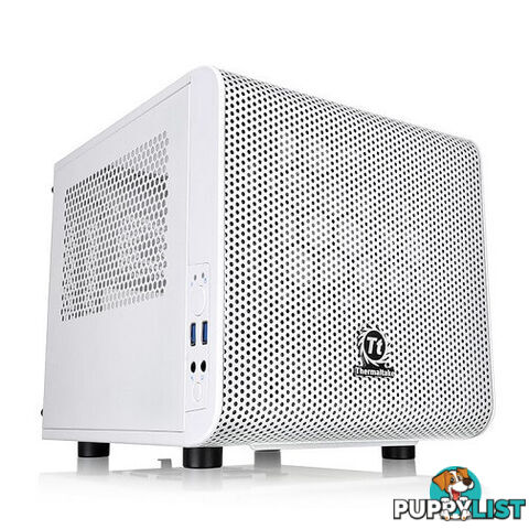 Thermaltake CA-1B8-00S6WN-01 Core V1 Mini ITX Case Snow Edition - Thermaltake - 4717964402523 - CA-1B8-00S6WN-01