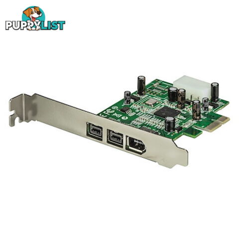 StarTech PEX1394B3 3 Port 2b 1a PCI Express FireWire Card - StarTech - 065030825139 - PEX1394B3