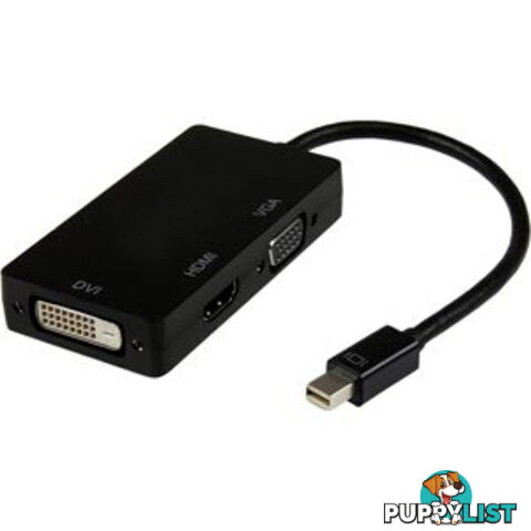 Alogic MDP-VGDVHD-ADP 25cm Mini Display Port to HDMI/VGA/DVI Adapter - Alogic - 9319866088789 - MDP-VGDVHD-ADP