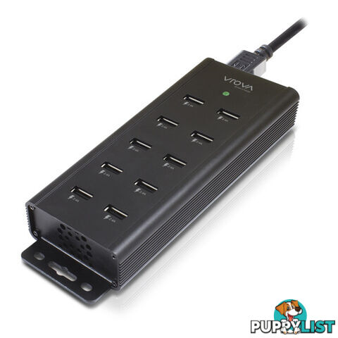 Alogic VPLUC10A100 10 Port USB Charger with Smart Charge - 10 x 2.4A Outputs (100W) - Prime Series - Alogic - 9350784009692 - VPLUC10A100