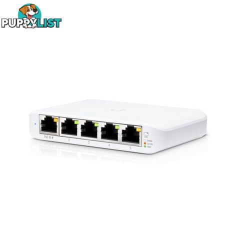 Ubiquiti USW-Flex-Mini-AU USW Flex Mini Managed UniFi Layer 2 Gigabit Switch 1x PoE Input - Ubiquiti - 817882029605 - USW-Flex-Mini-AU