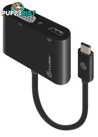 Alogic UCVGHD-ADP 2-in-1 USB-C to HDMI VGA Adapter - Male to 2-Female - Alogic - 9350784011794 - UCVGHD-ADP