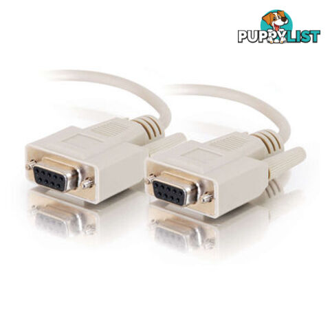 Alogic DB9-02-FF-NM 2m DB9 to DB9 Serial Null Modem (Cross Over) Cable - Female to Female - Alogic - 9319860701295 - DB9-02-FF-NM