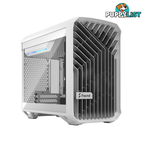 Fractal Design FD-C-TOR1N-03 Torrent Nano Clear Tempered Glass Mini-ITX Case White - Fractal Design - 843276102951 - FD-C-TOR1N-03