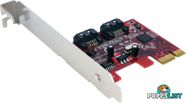 StarTech PEXSAT32 2 Port PCIe SATA 6 Gbps Controller Card - StarTech - 065030838955 - PEXSAT32