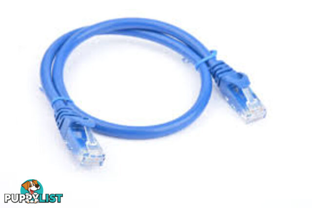 8ware PL6A-0.5BLU Cat 6a UTP Ethernet Cable Snagless 0.5M Blue - 8ware - 9341756012949 - PL6A-0.5BLU