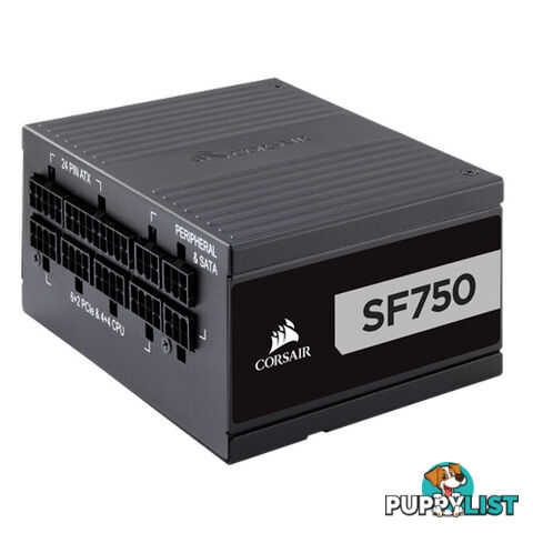 Corsair CP-9020186-AU SF750 750W 80+ Platinum Certified High Performance SFX PSU - Corsair - 843591075473 - CP-9020186-AU