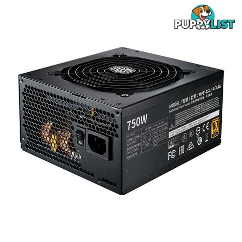 Coolermaster MPE-7501-AFAAG-AU MWE 750W Gold Modular V2 PSU - Cooler Master - 884102042416 - MPE-7501-AFAAG-AU