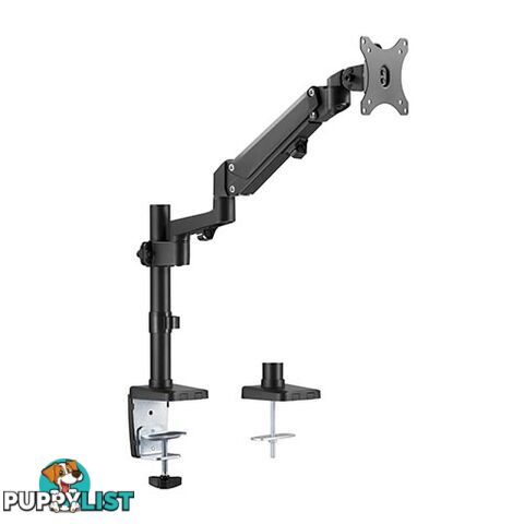 Brateck LDT47-C012N LDT477-C012N Single Monitor Heavy Duty Aluminum Gas Spring Monitor Arm 17-35" up to 12 kg Per Screen - Brateck - 6956745161749 - LDT47-C012N