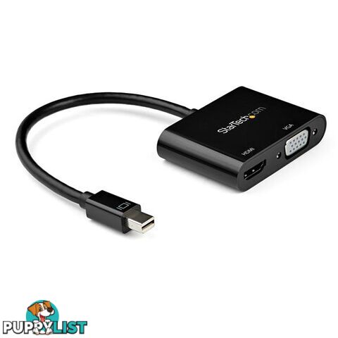 Startech MDP2VGAHD20 Adapter Mini DP to HDMI VGA 4K 60Hz - StarTech - 065030884402 - MDP2VGAHD20