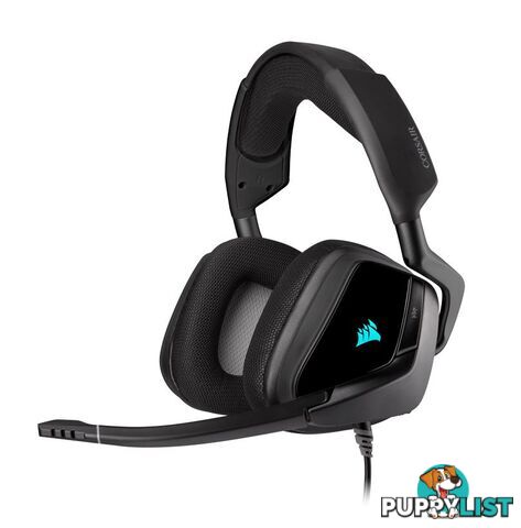 Corsair CA-9011203-AP VOID RGB Elite Headset with 7.1 Surround Carbon - Corsair - 840006609896 - CA-9011203-AP