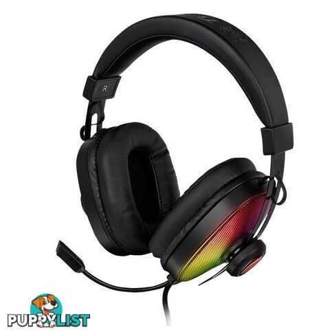 Thermaltake HT-PLS-ANECBK-28 Tt eSPORTS Pulse G100 RGB Gaming Headset - Thermaltake - 4711246875517 - HT-PLS-ANECBK-28