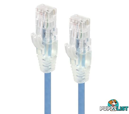 Alogic C6S-01BLU 1m Blue Ultra Slim Cat6 Network Cable UTP 28AWG - Alogic - 9350784010988 - C6S-01BLU