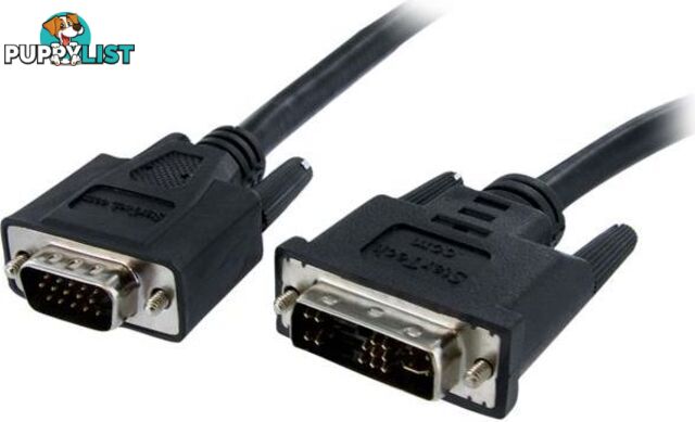 StarTech DVIVGAMM1M 1m DVI to VGA Display Monitor Cable - StarTech - 065030849166 - DVIVGAMM1M