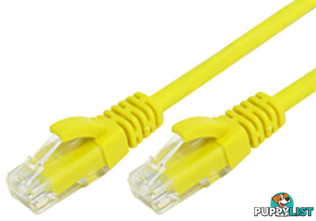 Comsol UTP-01-6B-YEL 1M RJ45 Cat 6 Patch Cable - Yellow - Comsol - 9332902009401 - UTP-01-6B-YEL