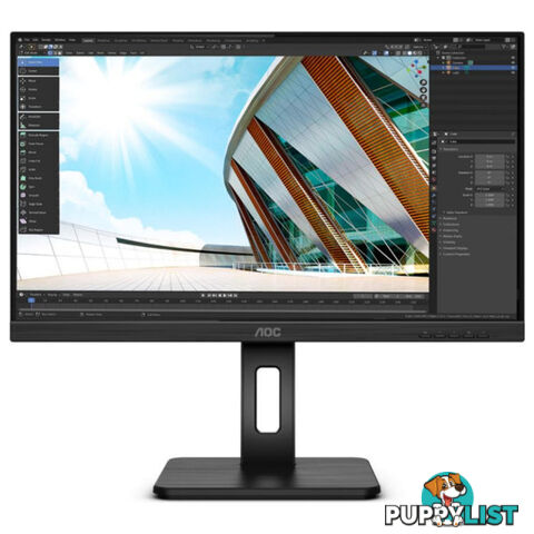 AOC 24P2Q 23.8" Full HD 75Hz 4MS IPS WLED Monitor - AOC - 4038986147293 - 24P2Q