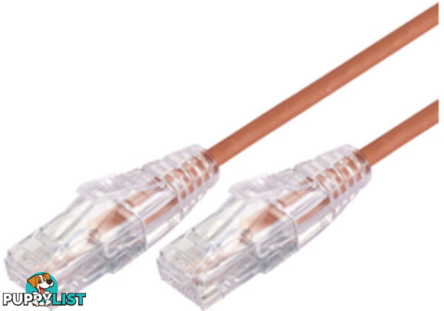 Comsol UTP-05-C6A-UT-ORA 5m RJ45 Cat 6A Ultra Thin Patch Cable - Orange - Comsol - 9332902018571 - UTP-05-C6A-UT-ORA