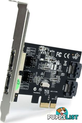 StarTech PEXESAT322I 2Port PCIe SATA III eSATA Controller - StarTech - 065030848428 - PEXESAT322I