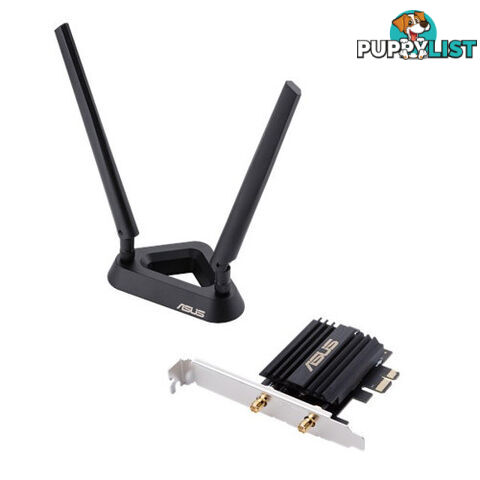 ASUS PCE-AX58BT Dual Band PCI-E 160MHz Wi-Fi 6 Adapter - ASUS - 4718017340441 - PCE-AX58BT