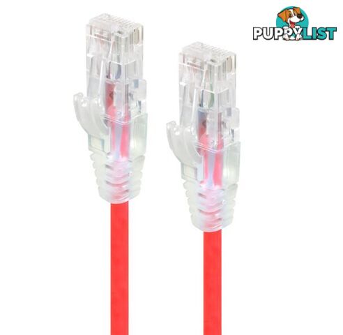 Alogic C6S-1.5RED 1.5m Red Ultra Slim Cat6 Network Cable UTP 28AWG - Alogic - 9350784011411 - C6S-1.5RED