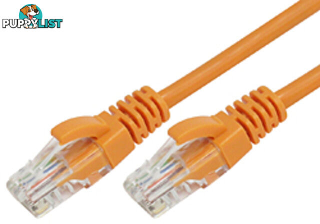 Comsol UTP-01-6B-ORA 1M RJ45 Cat 6 Patch Cable - Orange - Comsol - 9332902009586 - UTP-01-6B-ORA