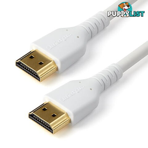 STARTECH RHDMM1MPW Cable - White High Speed HDMI Cable 1m - StarTech - 0065030888424 - RHDMM1MPW