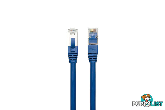 Comsol SSTP-01-C8-BLU 1 Metre 40GbE Cat 8 S/FTP Shielded Patch Cable LSZH - Blue - Comsol - 9332902022806 - SSTP-01-C8-BLU