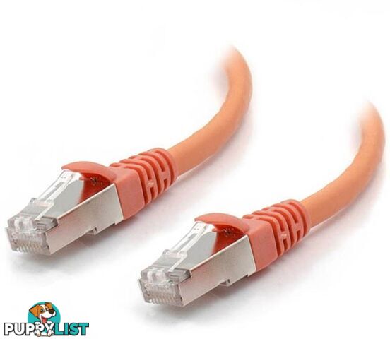 Alogic C6A-0.3-Orange-SH 0.3m Orange  10GbE Shielded CAT6A LSZH Network Cable - Alogic - 9350784010957 - C6A-0.3-Orange-SH