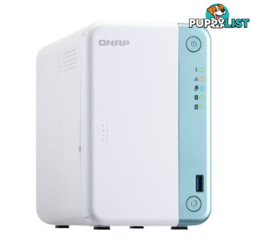 Qnap TS-251D-4G NAS TOWER DUAL Core 2GHZ CELERON PROCESSOR 2 X SATA6 HDD MAX, 4GB DDR3L RAM - QNAP - 4713213516676 - TS-251D-4G