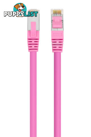 Comsol SSTP-.5-C8-PNK 50cm 40GbE Cat 8 S/FTP Shielded Patch Cable LSZH - Pink - Comsol - 9332902023155 - SSTP-.5-C8-PNK