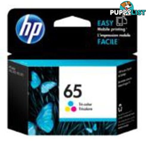 HP N9K01AA 65 Tri-Color Original Ink Cartridge - HP - 193424495047 - N9K01AA