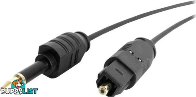 StarTech THINTOSMIN10 10FT Toslink To MINIPLUG Audio Cable - StarTech - 065030802673 - THINTOSMIN10