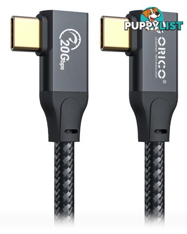 Orico CSL32-10-BK USB-C 3.2 Gen 2 Cable 1 Metre - Orico - 6936761862646 - ORICO-CSL32-10-BK