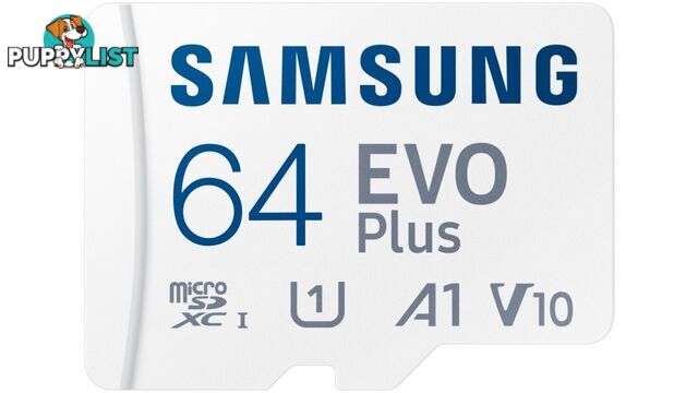 Samsung MB-MC64KA/APC 64GB EVO Plus Micro SD /w Adapter - Samsung - 8806092392922 - MB-MC64KA/APC