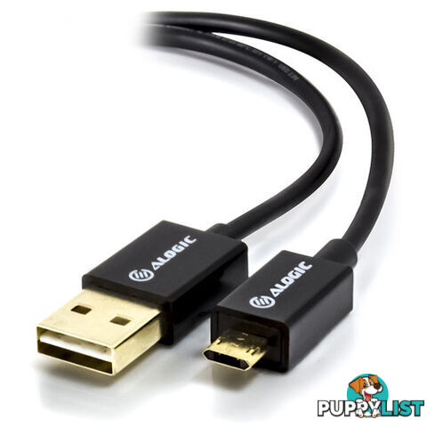 Alogic U2MCAB-02RR EasyPlug 2m Reverseible USB to Reversible Micro USB Charge & Sync Cable - Alogic - 9319974016513 - U2MCAB-02RR