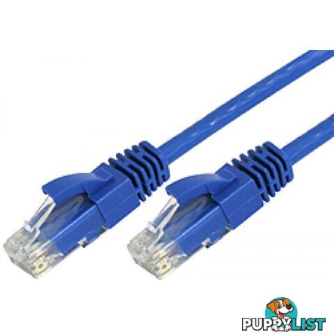 8ware CAT6THINBL-2M CAT6 Ultra Thin Slim Cable 2m / 200cm - Blue - 8ware - 0750258579949 - CAT6THINBL-2M