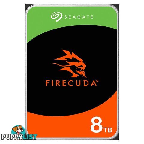 SEAGATE ST8000DX001 FIRECUDA INTERNAL 3.5" SATA DRIVE, 8TB, 6GB/S, 7200RPM, 5YR WTY - Seagate - 763649169995 - ST8000DX001