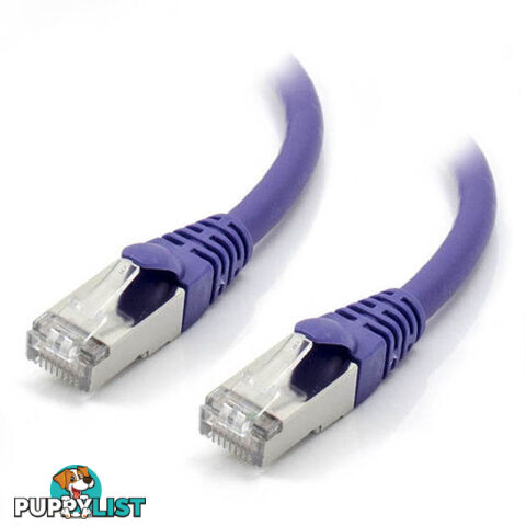 Alogic C6A-05-PURPLE-SH 5m Purple 10G Shielded CAT6A LSZH Network Cable - Alogic - 9350784007292 - C6A-05-PURPLE-SH